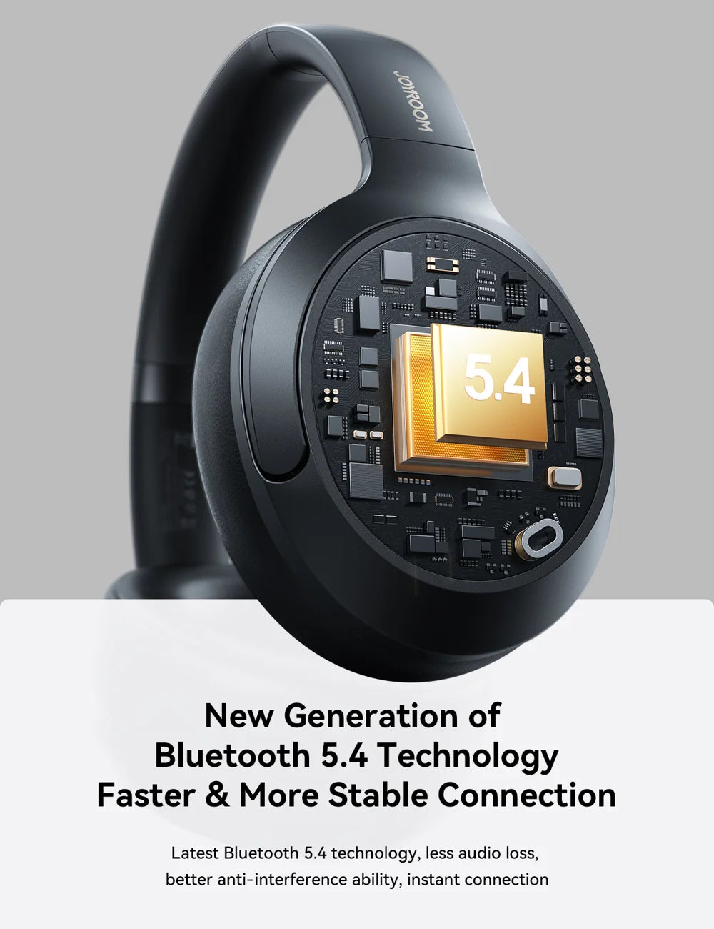 Joyroom JR-JH2 Wireless Over-Ear Headphones with Bluetooth 5.4 and ANC